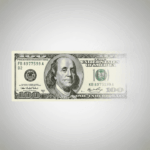 A dollar bill is shown dissolving or fading away to represent the concept of financial inflation and the loss of purchasing power over time.