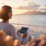 A person enjoying early retirement thanks to a Roth IRA Conversion Ladder strategy, showing financial independence and freedom.